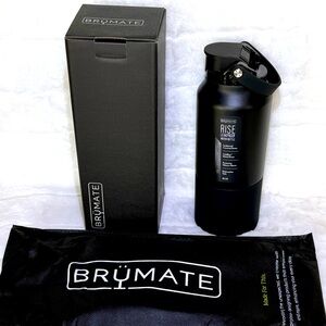 BrüMate 35oz Leakproof RISE in Matte Black. New in box with dust bag.